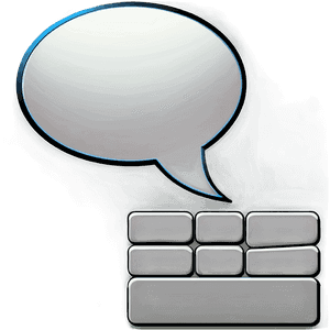 "High-Quality Speech Bubble PNG for Comics" wbk PNG