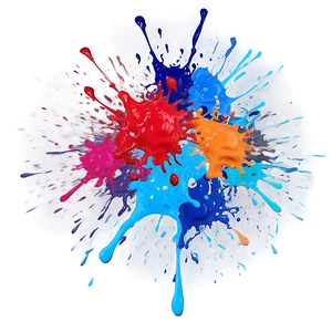 High Res Splatter Paint Effect Png Axm11 PNG Image