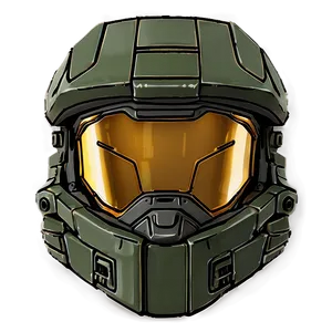 High-resolution Master Chief Helmet Png 06132024 PNG Image