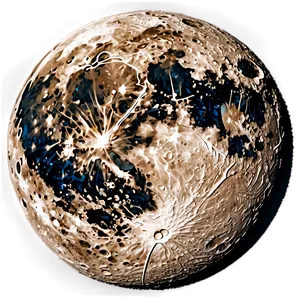 High-resolution Moon Surface Png Dfd PNG Image