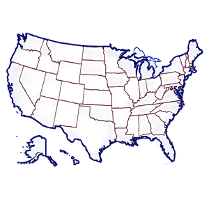 High-resolution Usa Outline Png 92 PNG Image