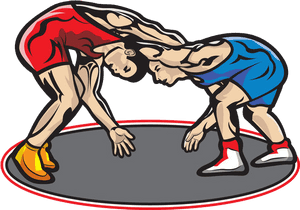 High School Wrestling Cartoon, HD Png Download PNG image with transparent background