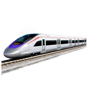 High-speed Metro Train Png Viw PNG Image