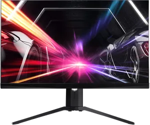 High Speed Racing Monitor Display PNG Image