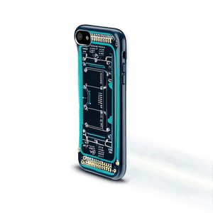 High Tech Circuit Phone Case PNG 06122024 PNG image with transparent background