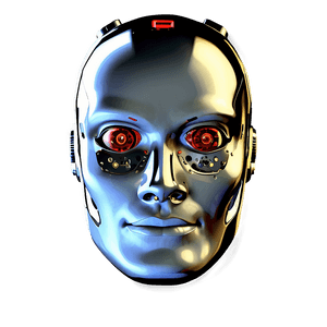 High-Tech Robot Head PNG 19 PNG