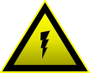 High Voltage Warning Sign PNG Image