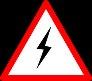High Voltage Warning Sign PNG with transparent background