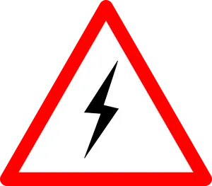 High Voltage Warning Sign PNG Image