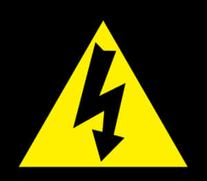 High Voltage Warning Sign PNG image with transparent background