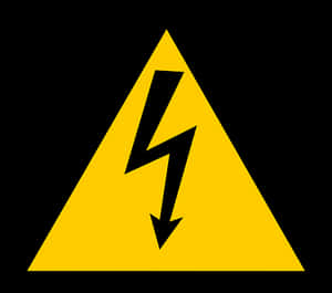 High Voltage Warning Sign PNG with transparent background