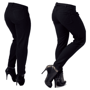 High Waisted Black Pants PNG yjs93 PNG