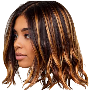 Highlighted Hair Texture Png Oqx PNG Image