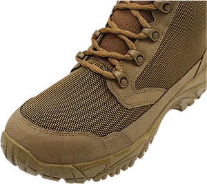 Hiking Boot Close Up PNG Image