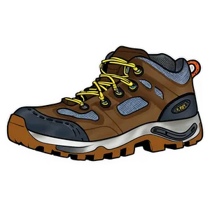 Hiking Boot For Rough Terrain Png Nqm PNG Image