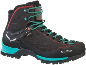 Hiking Boot Profile View Salewa Brand PNG Image