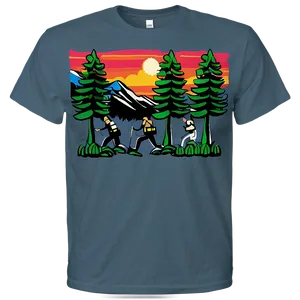 Hiking Graphic Tees Design Png Eyt PNG Image