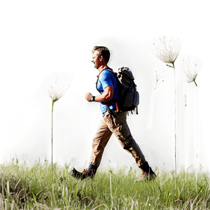 Hiking Through Meadows PNG vgu PNG image with transparent background