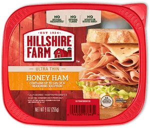 Hillshire Farm Honey Ham Package PNG Image