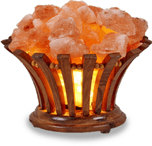 Wooden Basket Salt Lamp, HD Png Download PNG