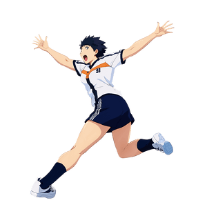 Hinata Spiking Haikyuu PNG 06232024 PNG image with transparent background