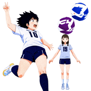 Hinata Spiking Haikyuu PNG ulx PNG image with transparent background