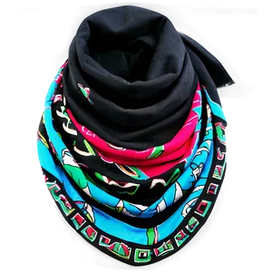 Hip Hop Black Bandana Png Jfw61 PNG Image