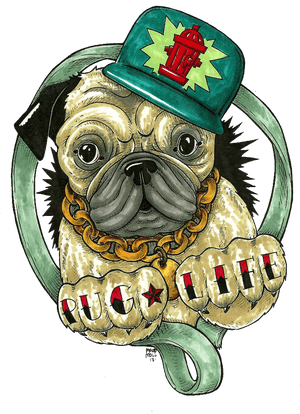 Pug Life Png Pic - Pug, Transparent Png PNG image with transparent background