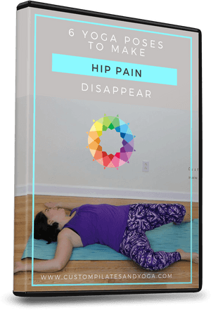 Hip Pain Relief Yoga Poses Ebook Cover PNG image with transparent background