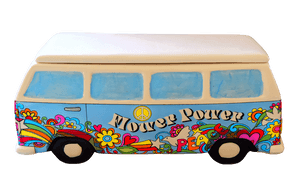 Hippie Van Cookie Jar PNG with transparent background