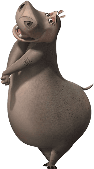 Hippopotamus Png Free Download - Gloria Madagascar, Transparent Png PNG image with transparent background