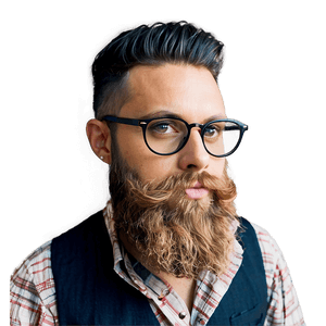 Hipster Beard Fashion PNG agx92 PNG