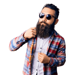 Hipster Beard Fashion PNG iao10 PNG