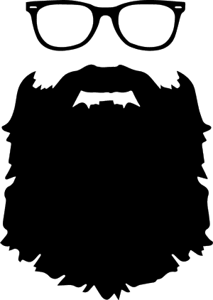 Clip Freeuse Library Beard Clipart Logo - Beard Silhouette PNG