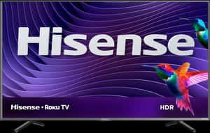 Hisense Roku T Vwith Hummingbirds PNG image with transparent background