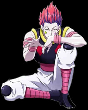 Hisoka Morow Hunterx Hunter Anime Character PNG image with transparent background