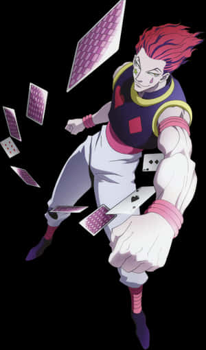 Hisokawith Playing Cards PNG image with transparent background