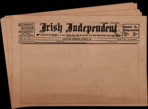 Historic Irish Independent Newspaper PNG