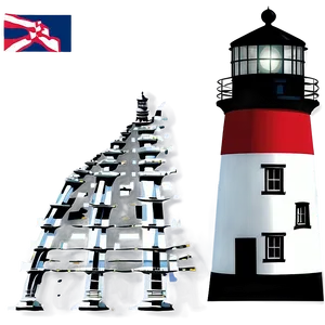 Historic Maine Lighthouses Png Cjc31 PNG Image