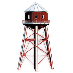 Historic Water Tower Landmark Png Nyn82 PNG Image