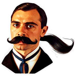 Historical Figure Mustache PNG 05042024 PNG