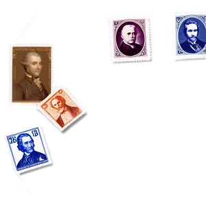 Historical Figures Postage Stamp Png 38 PNG Image