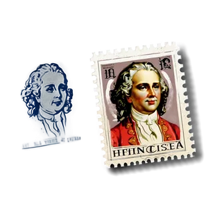 Historical Figures Postage Stamp Png Gdt PNG Image