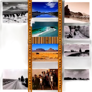 Historical Journey Photo Strip Png Ofi PNG Image