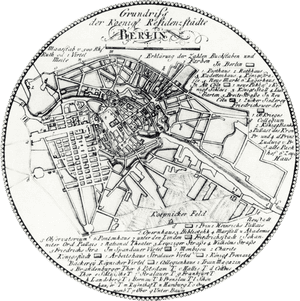 Map De Berlin 1800 - Map Of Berlin In The 1800's, HD Png Download PNG image with transparent background