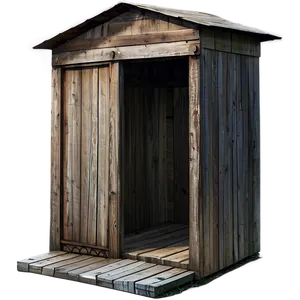 Historical Outhouse Replica Png 95 PNG Image