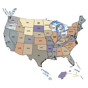 Historical States Map Usa Png Xeo PNG Image