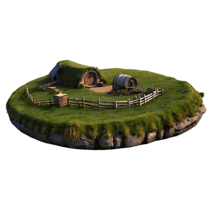 Hobbiton Movie Set PNG aoe50 PNG