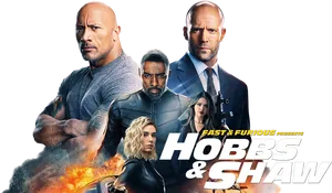 Hobbsand Shaw Movie Promo PNG Image