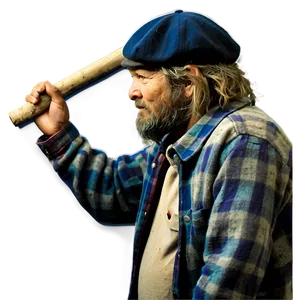 Hobo With Stick And Bundle Png 54 PNG Image